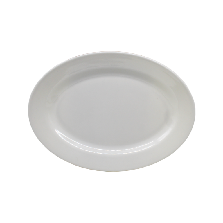 PLATO OVALADO PEQUEÑO BLANCO
