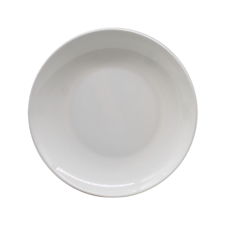 PLATO PLANO CIRCULAR MEDIANO BLANCO