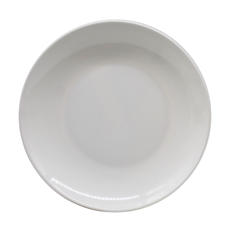 PLATO PLANO CIRCULAR GRANDE BLANCO