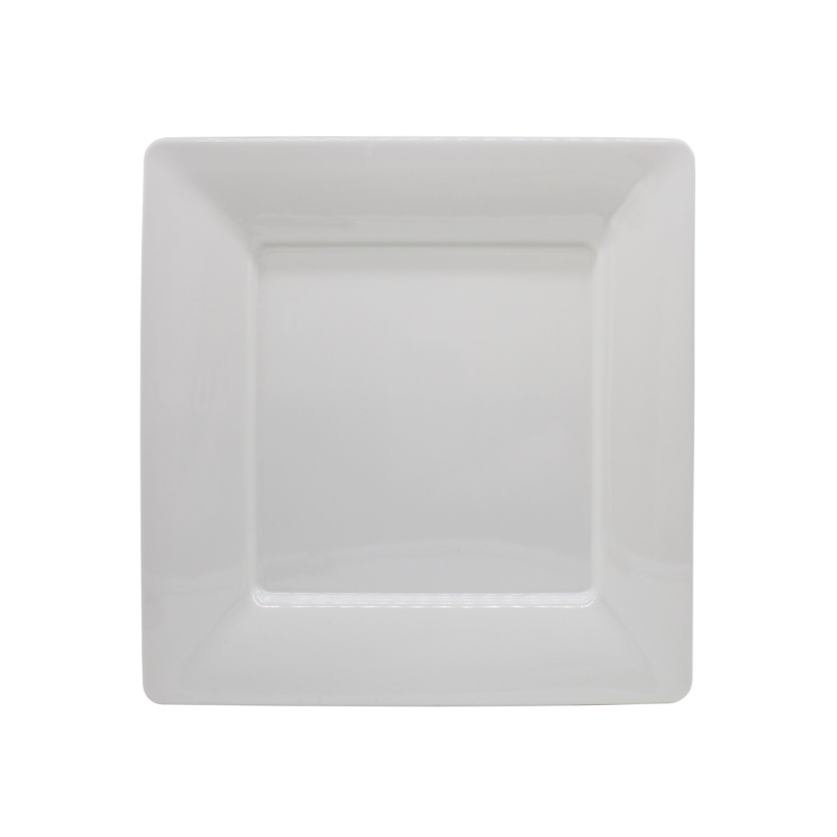 PLATO CUADRADO PEQUEÑO BLANCO