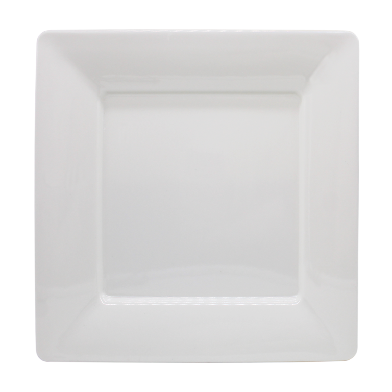 PLATO CUADRADO GRANDE BLANCO