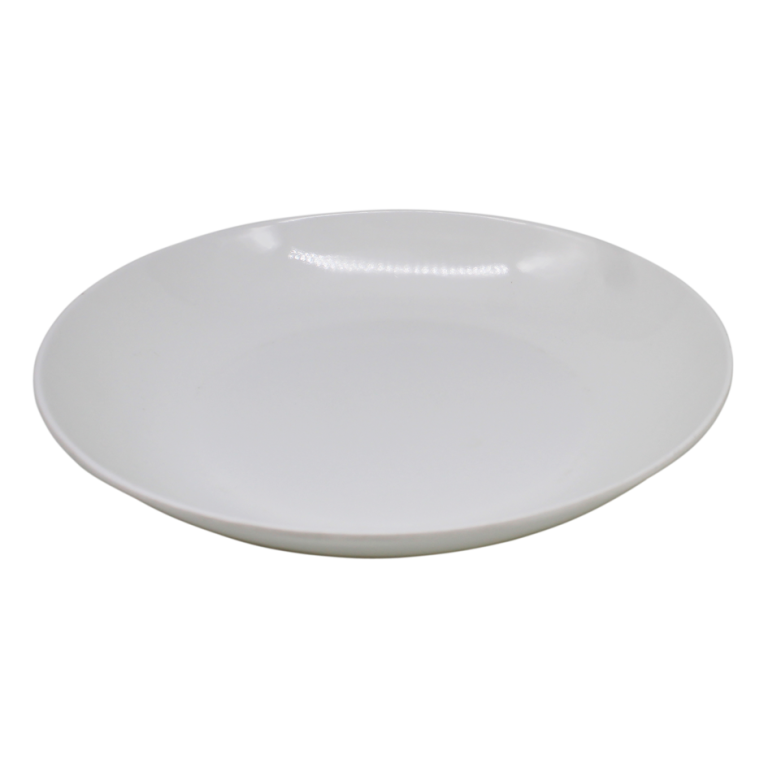 PLATO HONDO CIRCULAR GRANDE BLANCO