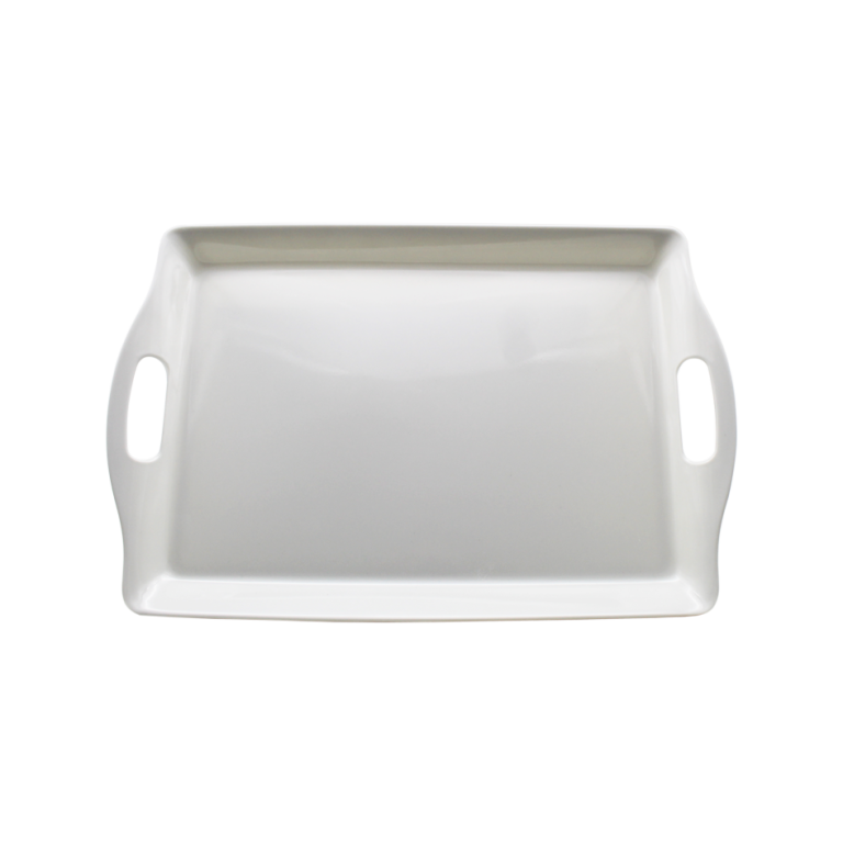 BANDEJA RECTANGULAR PEQUEÑA BLANCA