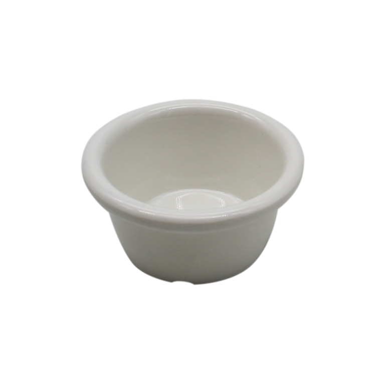 SALSERA REDONDA PEQUEÑA BLANCA