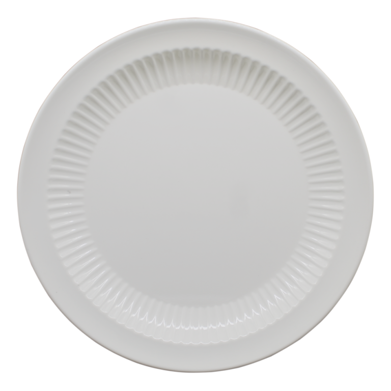 PLATO REDONDO NATILLA BLANCO