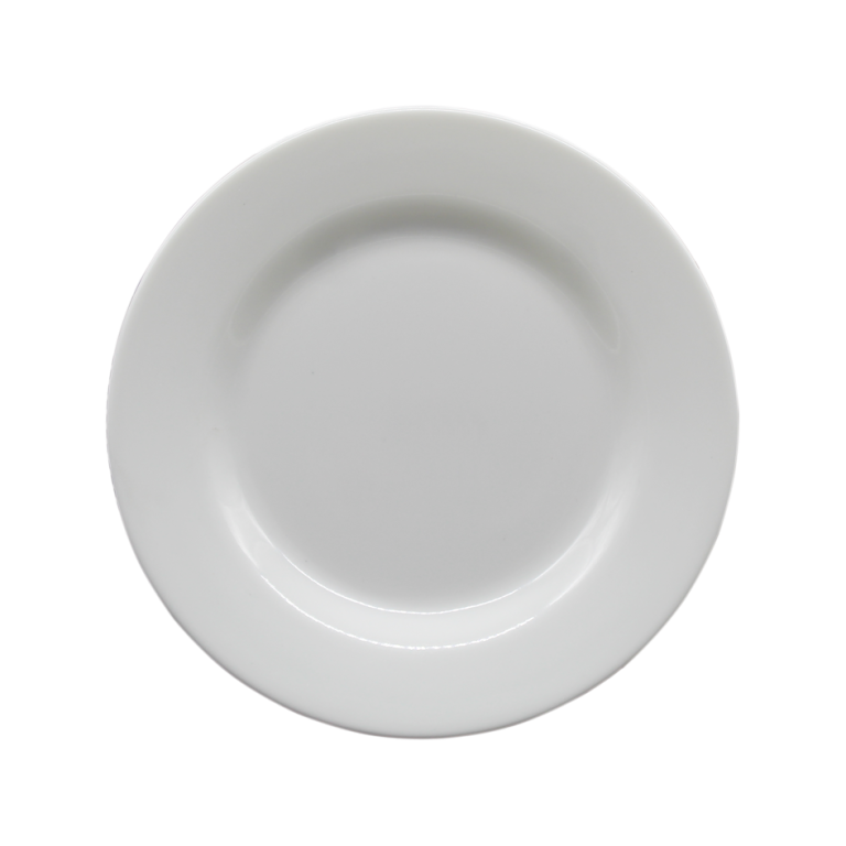 PLATO CIRCULAR PLANO MEDIANO BLANCO